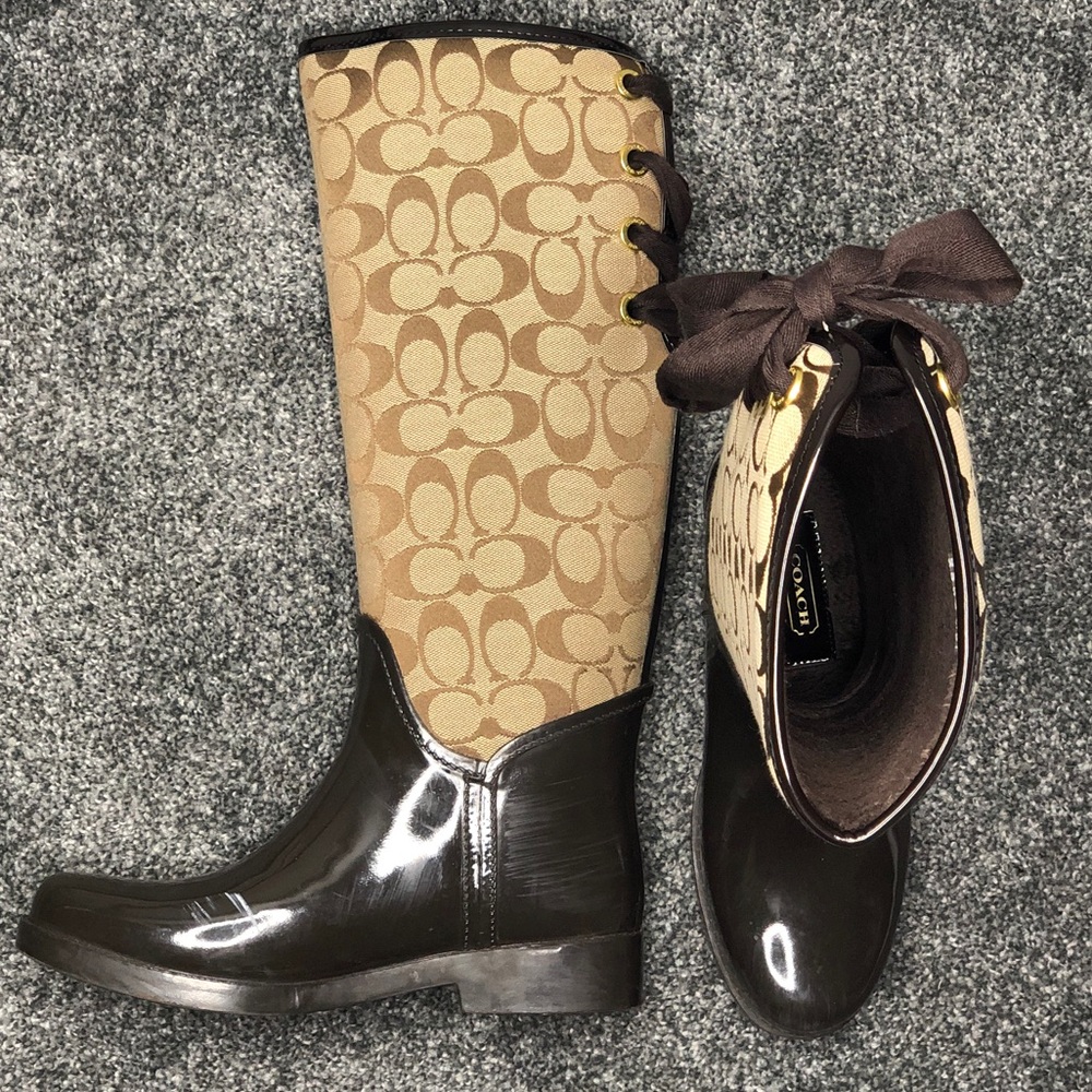 Coach Rain boots - Picture 2 of 5
